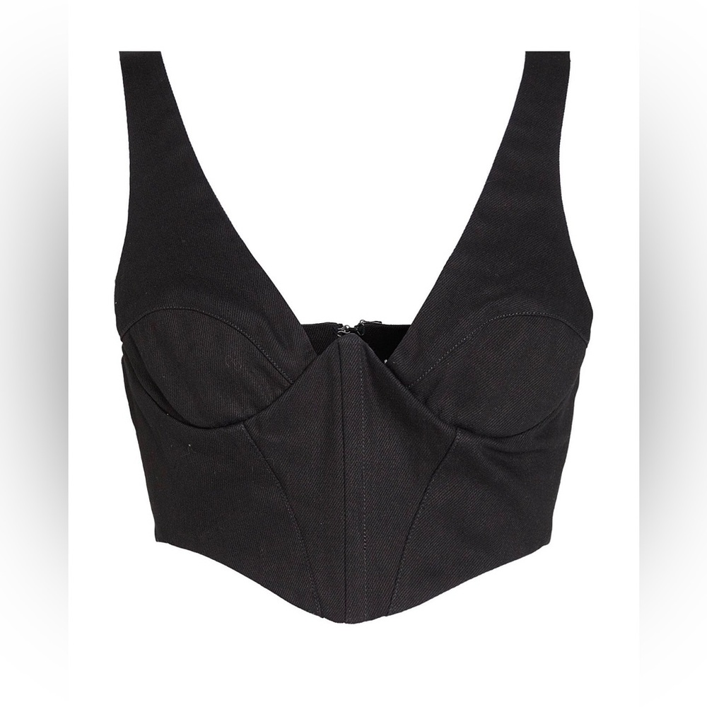 Natalie rolt denim corset 0